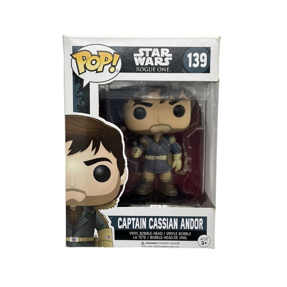 Funko Pop! 139 - Star Wars Rogue One - Captain Cassian Andor Bobble Head